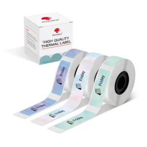 耗材: 紫,青,彩色各1卷, 12x40mm, 160pc/卷